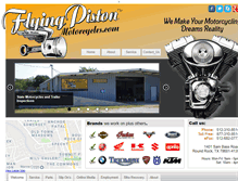 Tablet Screenshot of flyingpistonmotorcycles.com